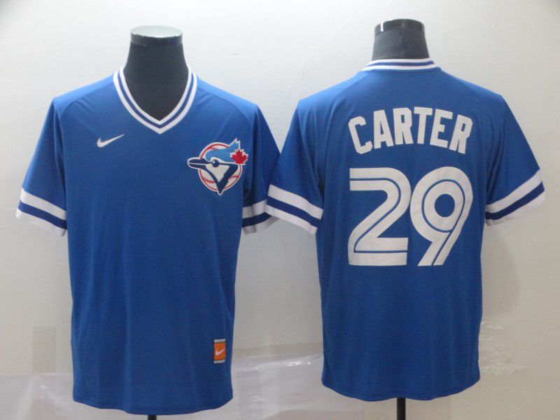 Men Toronto Blue Jays #29 Carter Blue Game 2021 Nike MLB Jersey